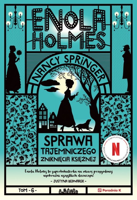 okładka Sprawa tajemniczego zniknięcia księżnej. Enola Holmes wyd. 3 książka | Nancy Springer