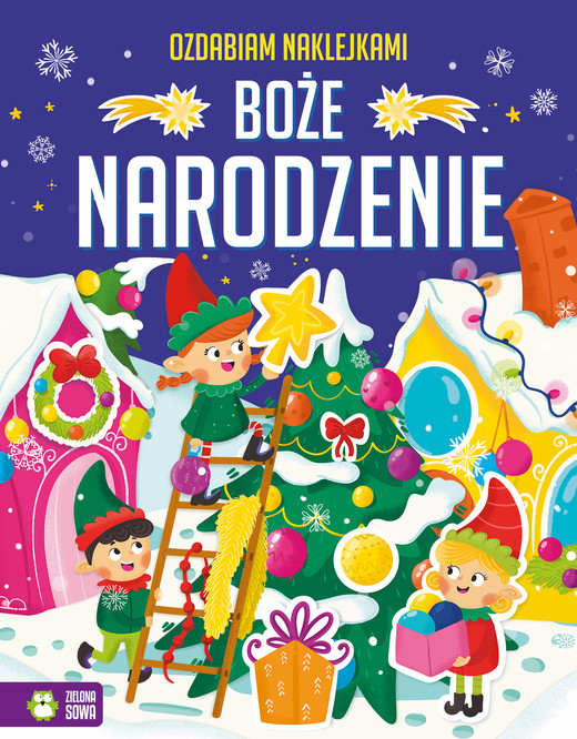 okładka Boże Narodzenie. Ozdabiam naklejkami książka | Opracowanie zbiorowe