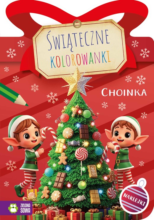 okładka Choinka. Świąteczne kolorowanki książka | Opracowanie zbiorowe