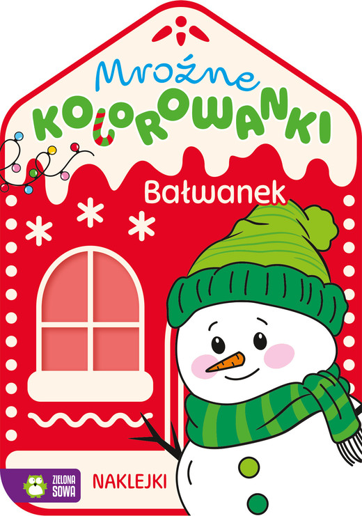 okładka Bałwanek. Mroźne kolorowanki książka | Opracowanie zbiorowe