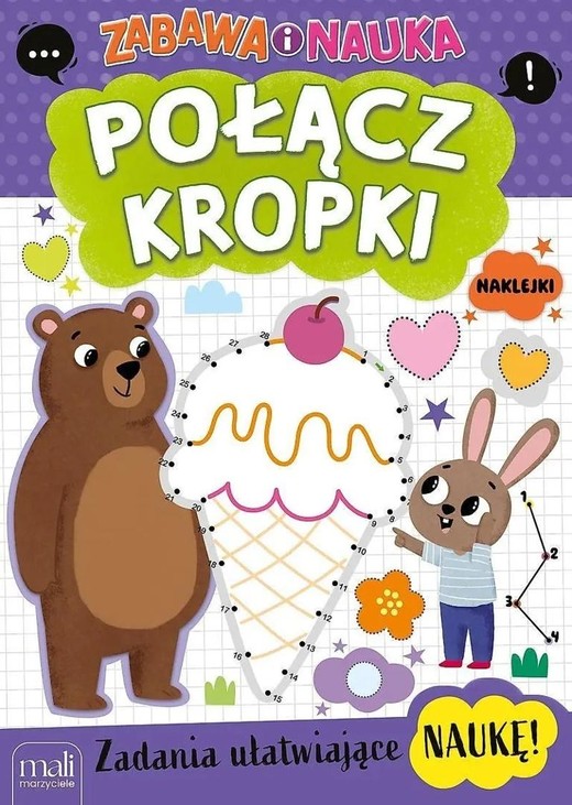 okładka Połącz kropki. Zabawa i nauka książka | Praca Zbiorowa