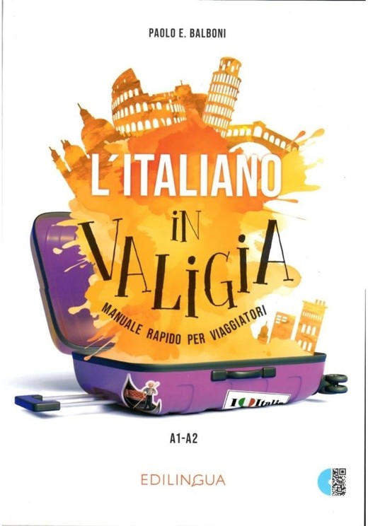 okładka Italiano in valigia książka | Balboni PaoloE.