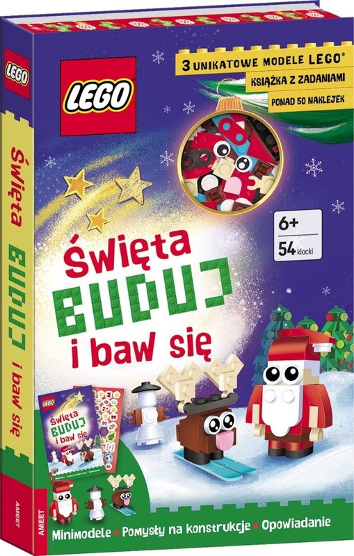 okładka Lego Master Brand. Święta. Buduj i baw się książka | Praca Zbiorowa