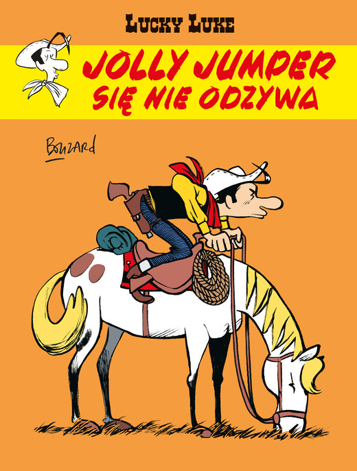 okładka Jolly Jumper się nie odzywa. Lucky Luke książka | Guillaume Bouzard