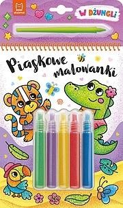 okładka Piaskowe malowanki. W dżungli książka | Agata Kaczyńska