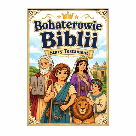 okładka Bohaterowie Biblii. Stary Testament książka | Agnieszka Delakowicz-Borek, Beata Kociołek