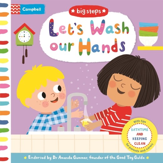 okładka Let's Wash Our Hands książka | Campbell Books