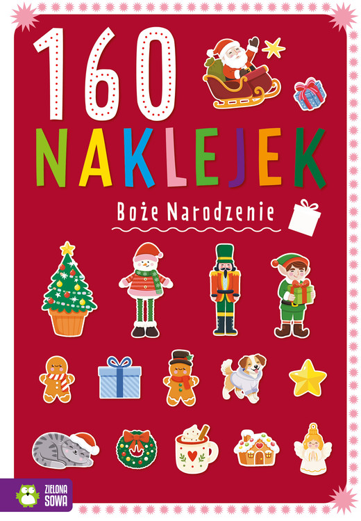 okładka Boże Narodzenie. 160 naklejek książka | Opracowanie zbiorowe