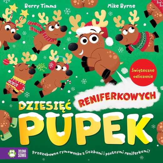 okładka Dziesięć reniferkowych pupek książka | Barry Timms