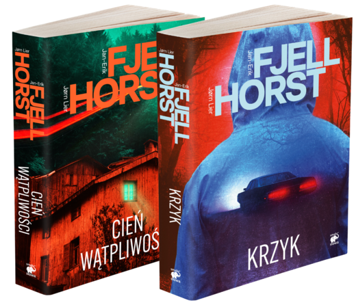 okładka Pakiet Śledztwa Markusa Hegera Krzyk / Cień wątpliwości książka | Jan-Erikk Fjell, Jorn LierHorst