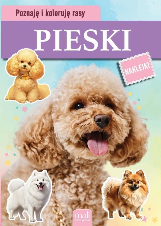 okładka Poznaję i koloruję rasy. Pieski książka | Praca Zbiorowa