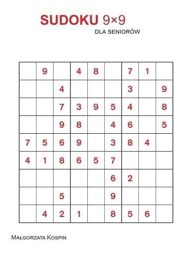 okładka Sudoku 9x9 książka | Małgorzata Kospin