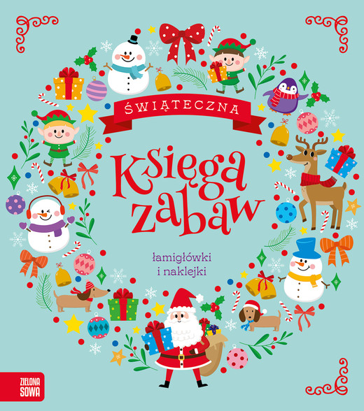 okładka Świąteczna księga zabaw książka | Opracowanie zbiorowe