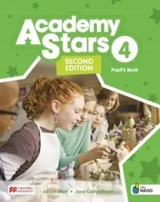okładka Academy Stars 2nd ed 4 PB książka | Praca Zbiorowa