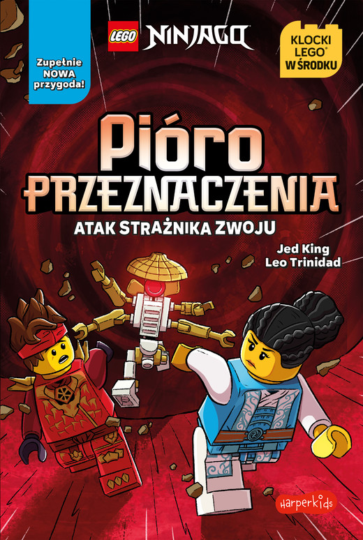 okładka Pióro przeznaczenia. Atak Strażnika Zwoju. Książki LEGO® książka | Jed King