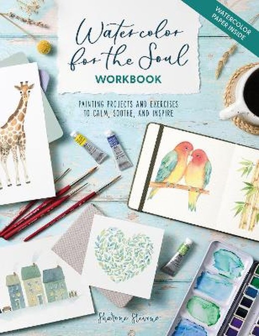 okładka Watercolor for the Soul Workbook książka | Sharone Stevens