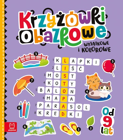 okładka Wyjątkowe i kolorowe. Od 9 lat. Krzyżówki obrazkowe książka | Beata Karlik