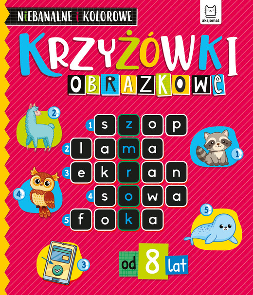 okładka Niebanalne i kolorowe. Od 8 lat. Krzyżówki obrazkowe książka | Beata Karlik