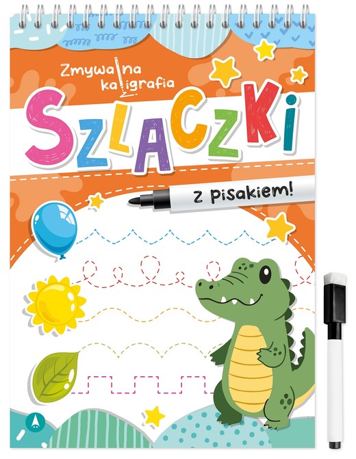 okładka Szlaczki. Zmywalna kaligrafia książka | Katarzyna Jankowiak