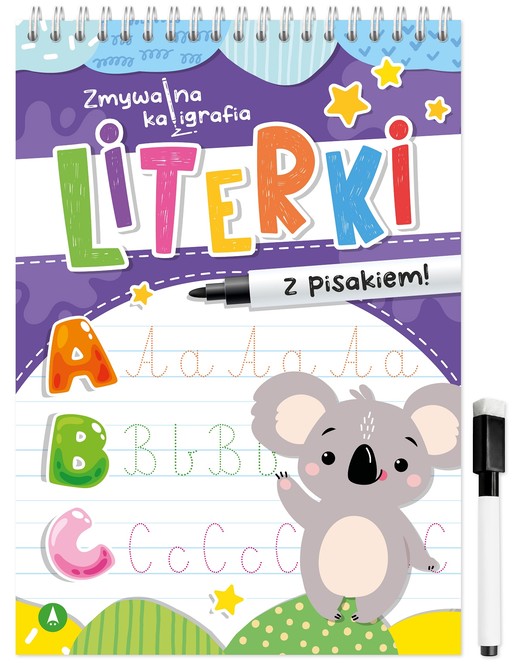 okładka Literki. Zmywalna kaligrafia książka | Opracowanie zbiorowe