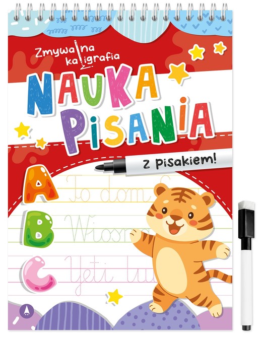 okładka Nauka pisania. Zmywalna kaligrafia książka | Ślizowska Monika