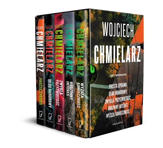 okładka Pakiet Bezimienny. Tom 1-5 książka | Wojciech Chmielarz