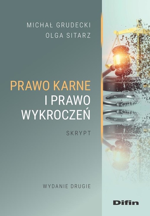okładka Prawo karne i prawo wykroczeń. Skrypt w.2 książka | Michał Grudecki, Olga Sitarz