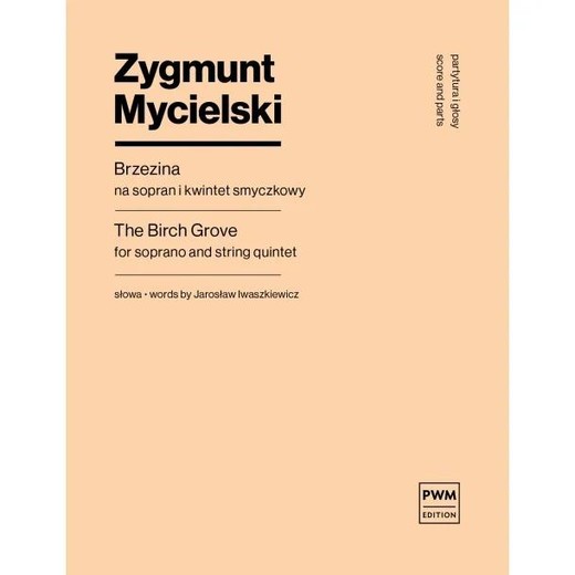 okładka Brzezina nuty na sopran i kwintet smyczkowy książka | Zygmunt Mycielski