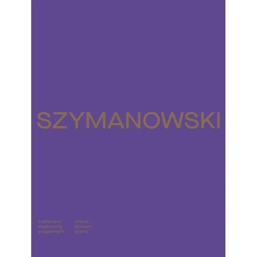 okładka Szkice / Skizzen / Sketches książka | Karol Szymanowski