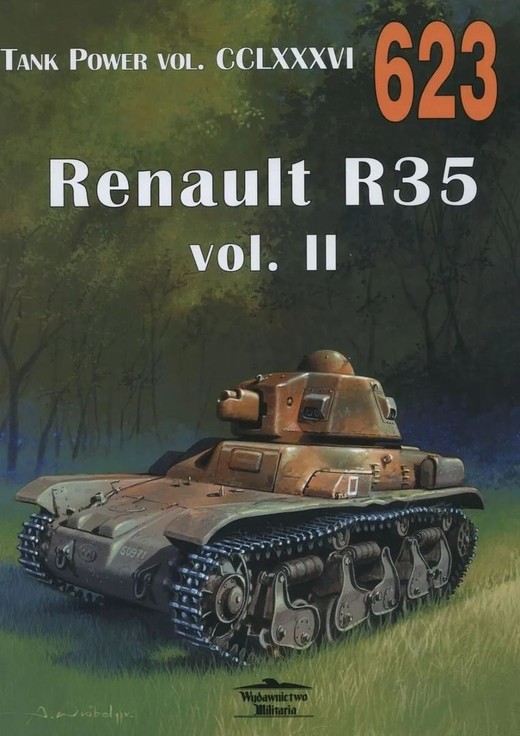 okładka Nr 623 Renault R35 vol. II Tank Power vol CCLXXXVI książka | Janusz Lewoch
