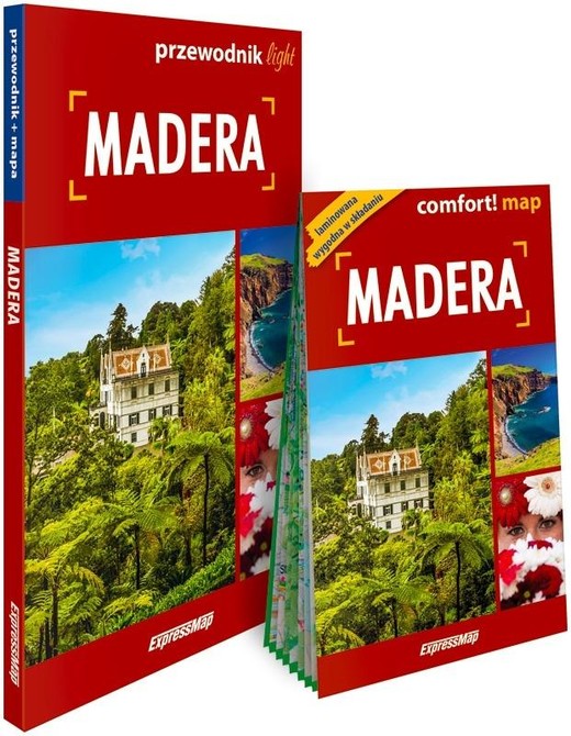 okładka Madera 2w1 light: przewodnik + mapa książka | Piotr Jabłoński