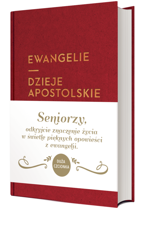 okładka Ewangelie i Dzieje Apostolskie dla seniorów skład jednołamowy książka | Praca Zbiorowa