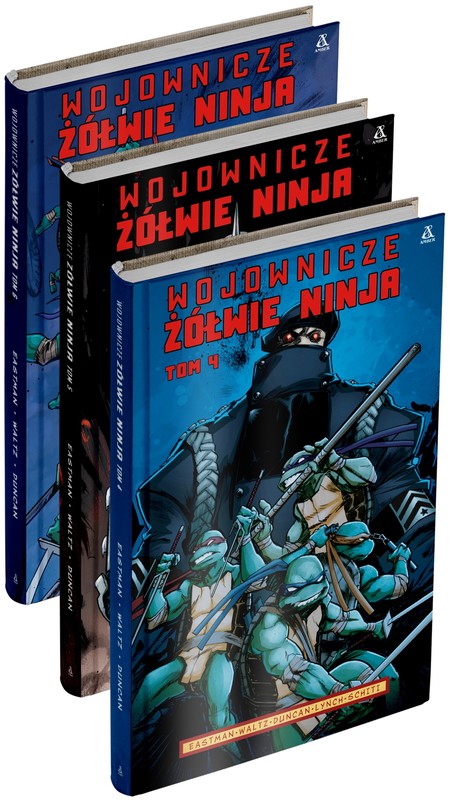 okładka Pakiet Wojownicze Żółwie Ninja. Tomy 4-6 książka | Duncan Dan, Kevin B.Eastman, Waltz Tom