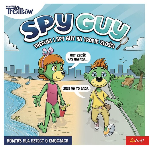 okładka Spy Guy komiks. Na tropie złości książka | Opracowanie zbiorowe