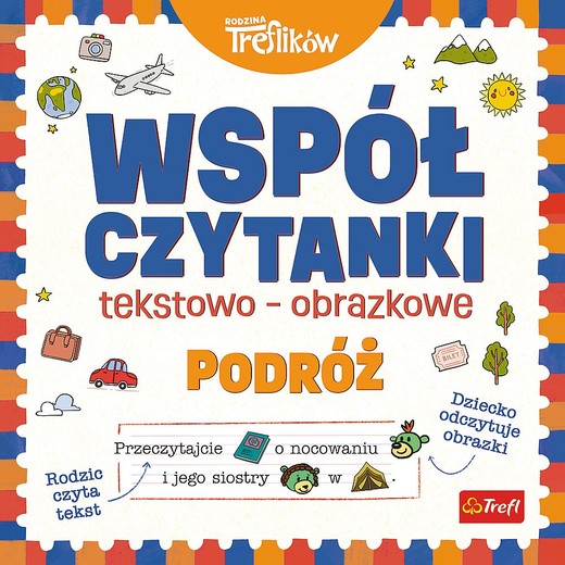 okładka Współczytanki. Podróż. Rodzina Treflików książka | Martyna Jelonek
