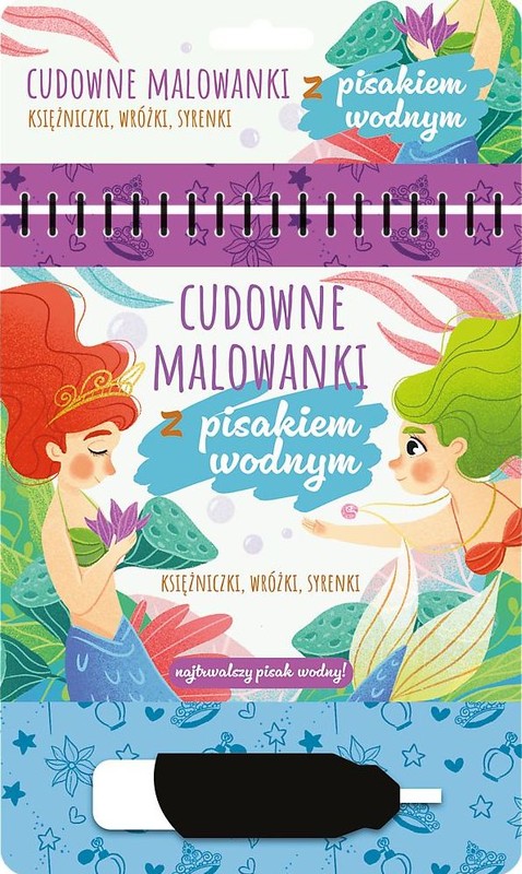 okładka Księżniczki, wróżki, syrenki. Pisak wodny książka | Martyna Jelonek