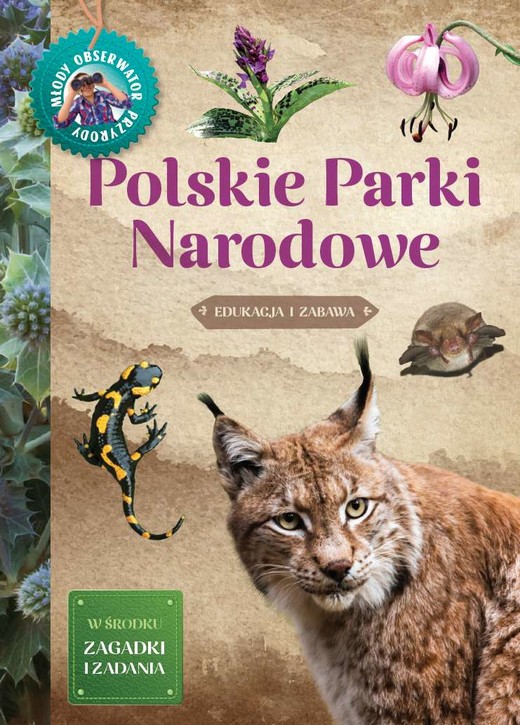 okładka Polskie Parki Narodowe. Młody Obserwator Przyrody książka | Iwona Wróbel