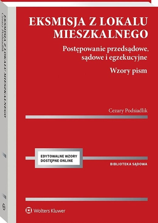 okładka Eksmisja z lokalu mieszkalnego książka | Cezary Podsiadlik