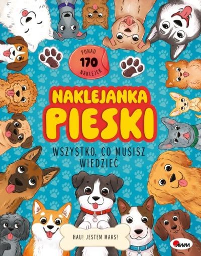 okładka Pieski. Naklejanka książka | Opracowanie zbiorowe