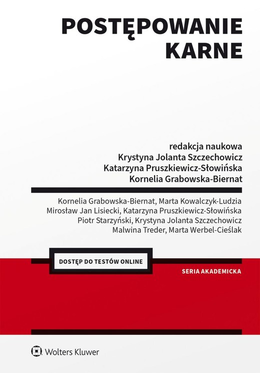 okładka Postępowanie karne  + Testy online książka | Opracowanie zbiorowe