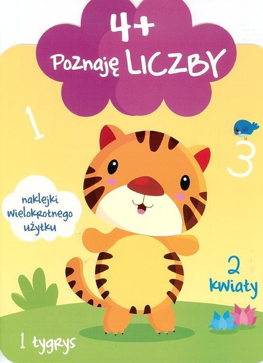 okładka Poznaję liczby 4+ książka | Praca Zbiorowa