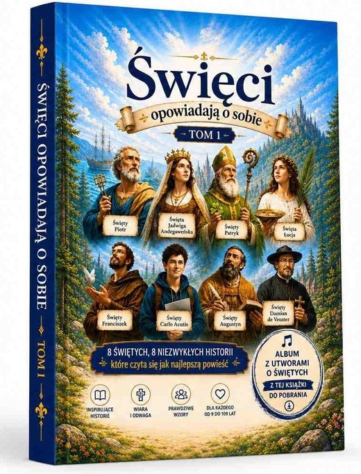 okładka Święci opowiadają o sobie T.1 książka