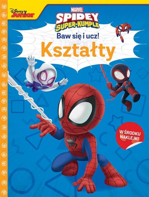 okładka Baw się i ucz! Kształty. Marvel Spidey i.. książka | Praca Zbiorowa