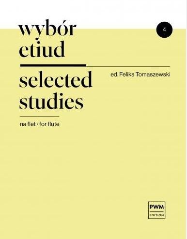 okładka Wybór etiud na flet 3 PWM książka | Feliks Tomaszewski
