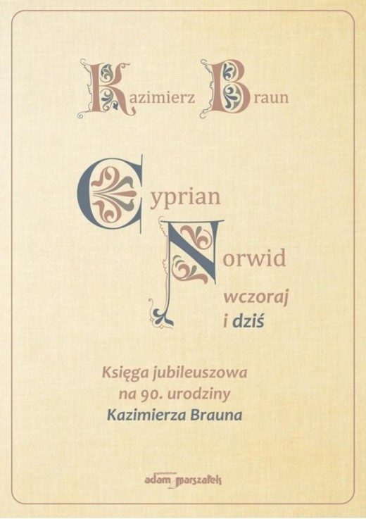 okładka Cyprian Norwid wczoraj i dziś książka | Kazimierz Braun