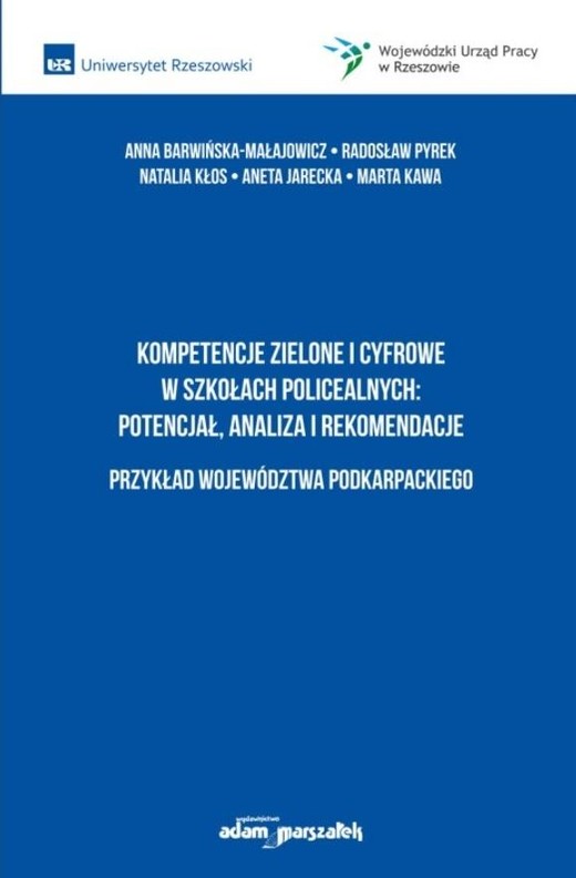 okładka Kompetencje zielone i cyfrowe w szkołach... książka | Praca Zbiorowa