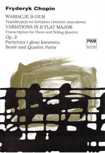 okładka Wariacje B-dur Op. 2 PWM książka | Fryderyk Chopin