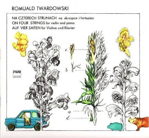 okładka Na czterech strunach PWM książka | Romuald Twardowski