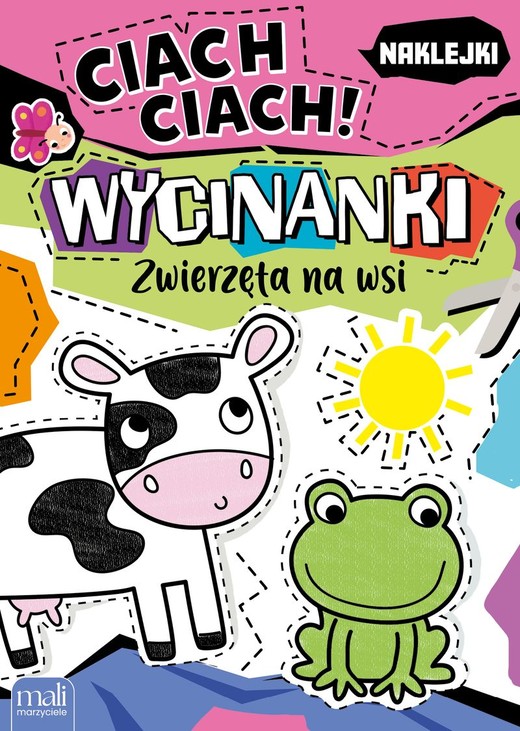 okładka Ciach ciach! Wycinanki zwierzęta w zoo książka | Opracowanie zbiorowe