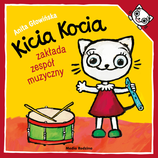 okładka Kicia Kocia zakłada zespół muzyczny książka | Anita Głowińska